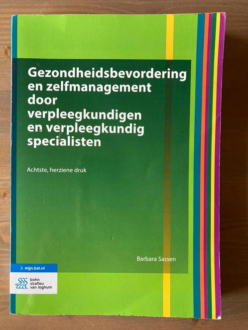 Gezondheidsbevordering en zelfmanagement ...., Boeken, Studieboeken en Cursussen, Zo goed als nieuw, HBO, Gamma, Ophalen of Verzenden