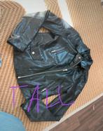 Leren zwart jasje asos  maat 38 medium, Kleding | Dames, Ophalen of Verzenden, Zo goed als nieuw, Maat 38/40 (M), Zwart