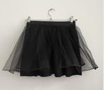 zwarte tule rok 146 152 glitterband tutu, Ophalen of Verzenden, Zo goed als nieuw, Meisje, Jurk of Rok