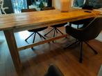Eetkamertafel,kloostertafel, steigerhout, overkapping, tafel, Huis en Inrichting, Tafels | Eettafels, Ophalen, Gebruikt, 50 tot 100 cm