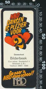 Sticker: Dansschool Bilderbeek - Milsbeek (3), Ophalen of Verzenden, Zo goed als nieuw, Bedrijf of Vereniging