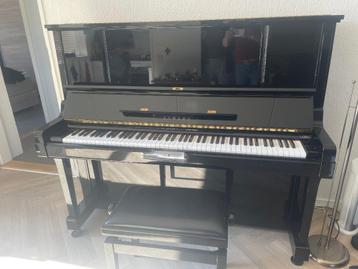 Yamaha UX3 upright piano zwart - made in Japan - ca. 1983  beschikbaar voor biedingen