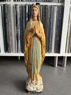 Heilige Maria beeld gips Maria Lourdes 36 cm, Antiek en Kunst, Ophalen of Verzenden