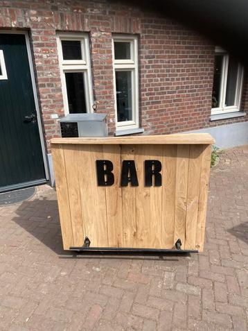 Complete bar met tapinstallatie eiken, uniek beschikbaar voor biedingen