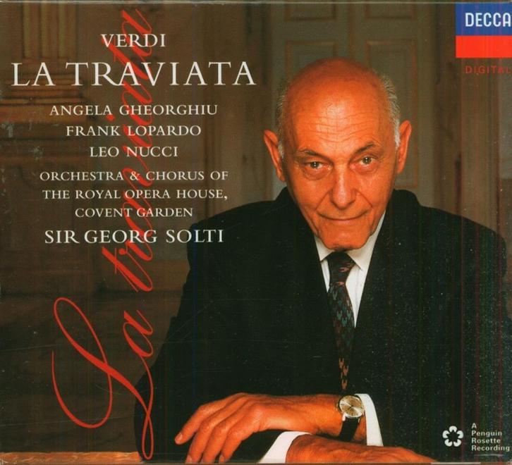 GIUSEPPE VERDI LA TRAVIATA DECCA SIR GEORG SOLTI, Cd's en Dvd's, Cd's | Klassiek, Nieuw in verpakking, Opera of Operette, Romantiek