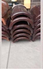 GEZOCHT: nokvorsten bruin geglazuurd, Doe-het-zelf en Verbouw, Dakpannen en Dakbedekking, Gebruikt, Steen of Klei, Ophalen of Verzenden