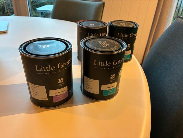 Little Greene Verf - Diverse Kleuren & Types, Doe-het-zelf en Verbouw, Verf, Beits en Lak, Nieuw, Verf, Minder dan 5 liter, Groen