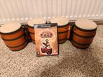 Nintendo Game cube Donkey Konga + DK Bongo, Spelcomputers en Games, Games | Nintendo GameCube, Gebruikt, 2 spelers, Eén computer