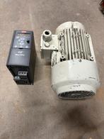 Combi elektromotor 1.5 kW + danfoss VLT drive voor draaibank, Ophalen of Verzenden, Zo goed als nieuw, Metaaldraaibank, Minder dan 500 mm