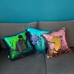 Kussen magische glitter pailletten, Ophalen of Verzenden, Nieuw, Overige kleuren, Vierkant