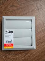 Sanivesk Overdrukrooster Lamel Grijs Ø 100/125 mm, Doe-het-zelf en Verbouw, Ventilatie en Afzuiging, Ophalen, Nieuw, Ventilator