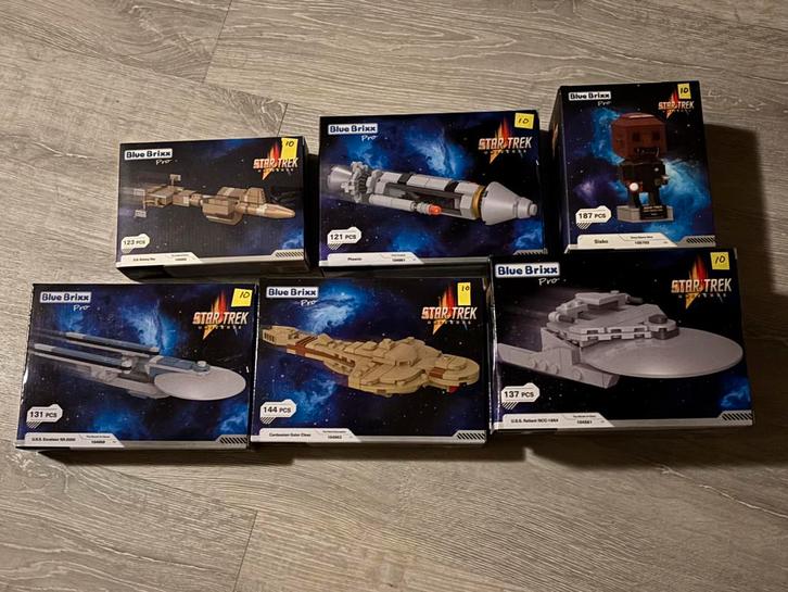 Star Trek Bluebrixx mini scale schepen - € 10 p.s. nieuw, Kinderen en Baby's, Speelgoed | Bouwstenen, Nieuw, Overige merken, Ophalen of Verzenden