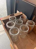 Weckpotten - 7 stuks, 6 deksels, Ophalen, Gebruikt
