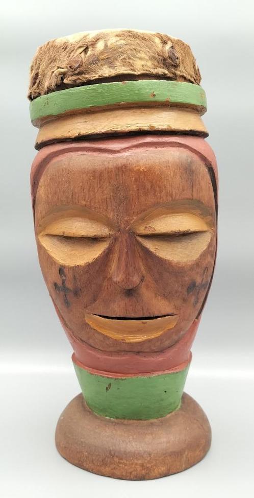 Vintage Afrikaanse drum/ trommel - Zuid-Afrika, Antiek en Kunst, Kunst | Niet-Westerse kunst, Ophalen of Verzenden