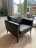 Antraciet grijze lounge fauteuille, Ophalen, Zo goed als nieuw, 75 tot 100 cm