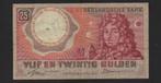 25,00 Gulden Bankbiljet 1955 Zeer Fraai Biljet, Postzegels en Munten, Bankbiljetten | Nederland, Los biljet, Ophalen of Verzenden