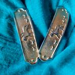 Haarklippen met paarden en honden jacht tafereel, Ophalen of Verzenden, Zo goed als nieuw, Overige materialen