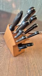 Zwilling Henckels messenset incl. blok, Ophalen of Verzenden, Gebruikt