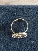 Dames goudkleurige ring, Sieraden, Tassen en Uiterlijk, Ringen, Nieuw, Goud, Met kristal, Ophalen of Verzenden