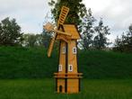 Grote Windmolen - 155 cm - Geïmpregneerd Hout, Tuin en Terras, Windwijzers en Windmolens, Ophalen of Verzenden
