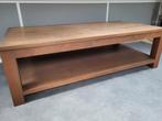Grijs teak salontafel, Huis en Inrichting, Tafels | Salontafels, Ophalen, Gebruikt, Teakhout, 50 tot 100 cm