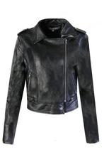 C&S leather look jasje NIEUW, Kleding | Dames, Jassen | Zomer, C&S, Zwart, Maat 42/44 (L), Nieuw