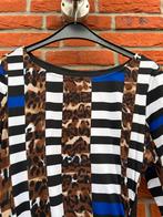 Joseph Ribkoff  Jurk met Luipaardprint en Strepen, Kleding | Dames, Maat 38/40 (M), Zwart, Ophalen of Verzenden, Zo goed als nieuw