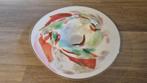 Fidrio Mixed Colors, grote handgeblazen glazen schaal, Huis en Inrichting, Ophalen, Schaal, Rond, Glas