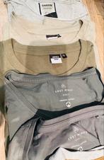 T-shirts heren, effen, groen/grijs mt. L / XL, Ophalen of Verzenden, Maat 56/58 (XL), Groen