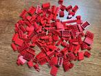 Lot LEGO 125 rode dakpannen slopes straight en inverted, Ophalen of Verzenden, Gebruikt, Losse stenen, Lego