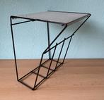 50 jaren Tomado of Pilastro mooi wand rek zwart wit metaal, Ophalen of Verzenden, Gebruikt