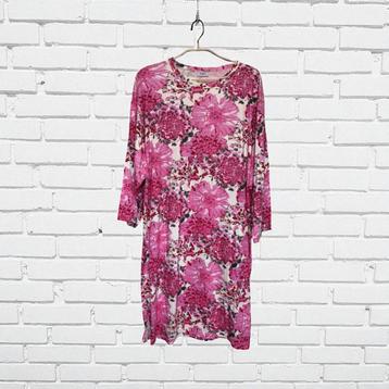 Vintage Jurk Maat XXXL Roze Wit Bloemenprint Sample Mini beschikbaar voor biedingen