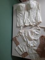 Set bruidlingerie / torselet poirier, Verzenden, Zo goed als nieuw, Maat 38/40 (M)