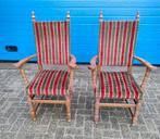 gratis 2 antieke stoelen + 1 fauteuil, Ophalen, Hout, Gebruikt, Drie