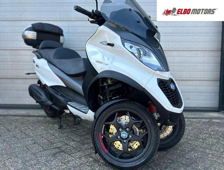 Piaggio MP3 400 LT HPE Sport 2022 WIT Autorijbws Garantie, Motoren, Motoren | Piaggio, Bedrijf, Scooter, 12 t/m 35 kW, ABS, LED Verlichting