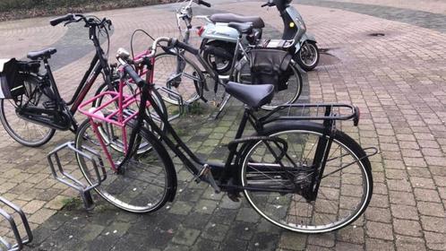 Roze dames stadsfiets/pink city bike, Fietsen en Brommers, Fietsen | Dames | Damesfietsen, Gebruikt, Overige merken, Versnellingen