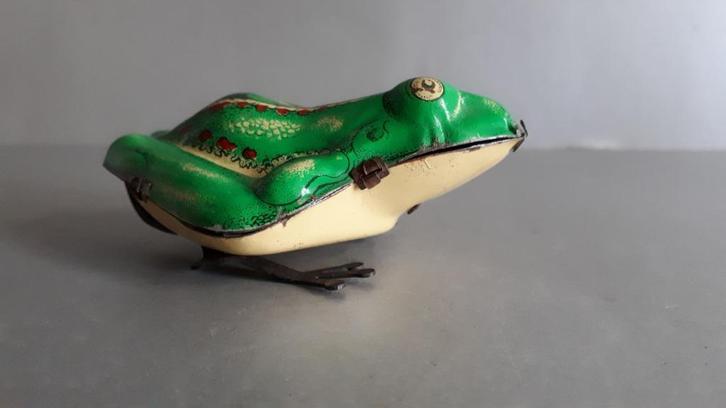 Kikker van blik, Antiek en Kunst, Antiek | Speelgoed, Ophalen of Verzenden