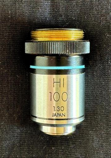 Microscoop objectief Olympus HI 100x beschikbaar voor biedingen