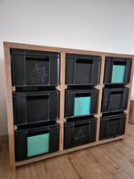 Steiger houten kast met bakken., Huis en Inrichting, Ophalen, Met plank(en), Gebruikt, 100 tot 150 cm