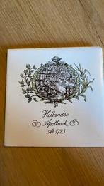 Mosa tegeltje ‘Hollandse Apotheek no 1723’, Ophalen of Verzenden