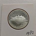 Amerika 1/2 dollar 1982 S - George Washington - zilver, Ophalen of Verzenden, Noord-Amerika, Zilver