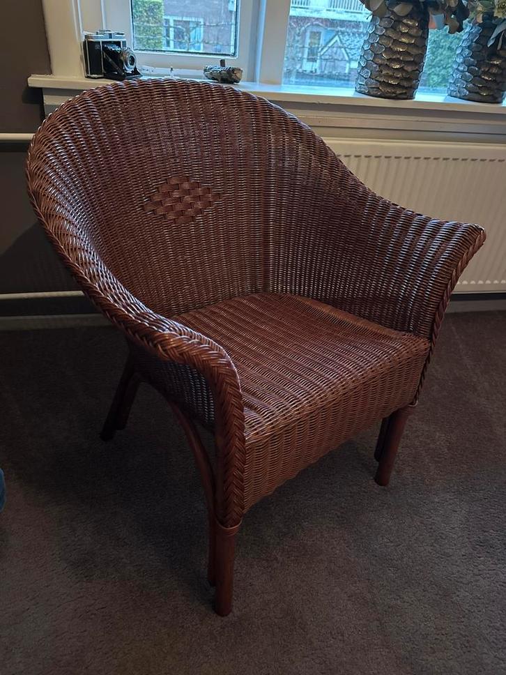 Rotan stoel in goede staat, Huis en Inrichting, Stoelen, Zo goed als nieuw, Eén, Riet of Rotan, Bruin, Ophalen of Verzenden
