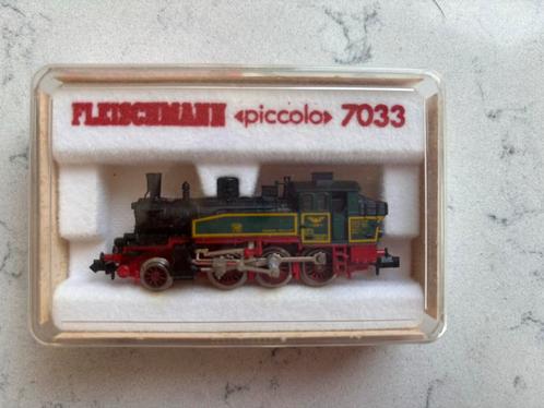 Fleischmann piccolo locomotief 7033, Hobby en Vrije tijd, Modeltreinen | Overige schalen, Zo goed als nieuw, Locomotief, Fleischmann