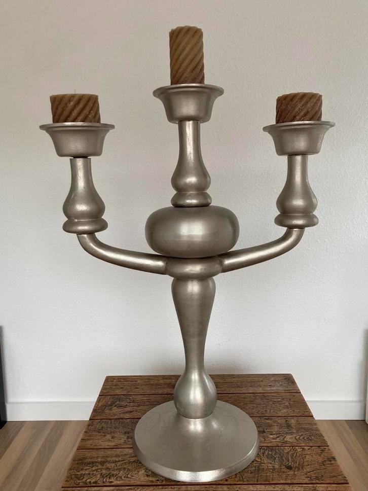 Grote Lodsh Kandelaar, Huis en Inrichting, Woonaccessoires | Kandelaars en Kaarsen, Gebruikt, Kandelaar, 50 tot 75 cm, Metaal