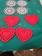 onderzetters vilt 8 stuks, Ophalen of Verzenden, 'T Olde Gre-j, Info@toldegrej.nl, Endepoelstraat 20f Didam