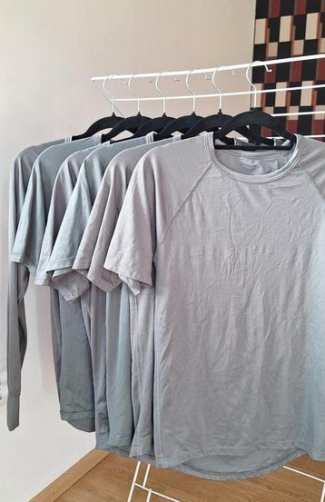 6stuks pakket KL vochtregulerend Onderhemd Shirt Unisex Grij beschikbaar voor biedingen