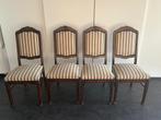 Antieke stoelen, Huis en Inrichting, Stoelen, Ophalen, Gebruikt, Zwart, Vier