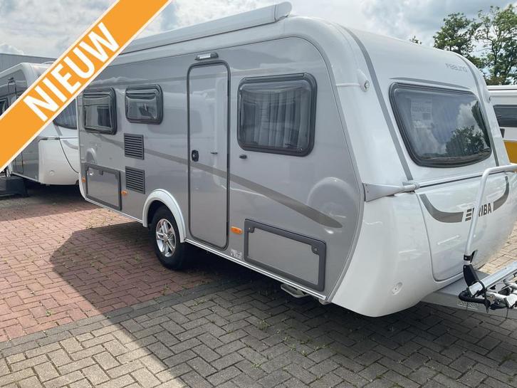 Eriba Feeling 425 Neville Elegance 2025 GRATIS MOVER, Caravans en Kamperen, Caravans, Bedrijf, tot en met 4, 750 - 1000 kg, Standaardzit