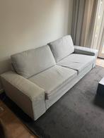 Grijze IKEA Kivik Driepersoonsbank - Zo Goed Als Nieuw, Huis en Inrichting, Banken | Bankstellen, Ophalen, Driepersoons, 75 tot 100 cm