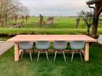 Robuuste XXL douglas tuintafel tuinverlichting plantenbak, Tuin en Terras, Tuintafels, Ophalen of Verzenden, Nieuw, Rechthoekig